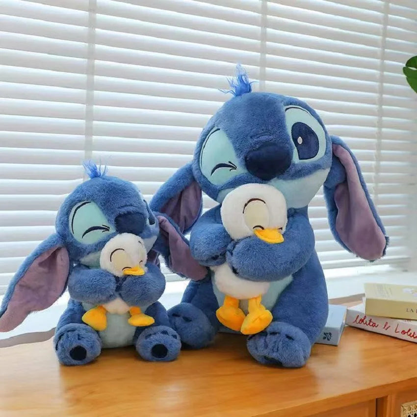 New 30/35cm Stitch Plush Lilo Doll Cute Duck Stitch Plush Stuffed Kawaii Toy Hug Pillow Christmas Valentine's Day Birthday Gift