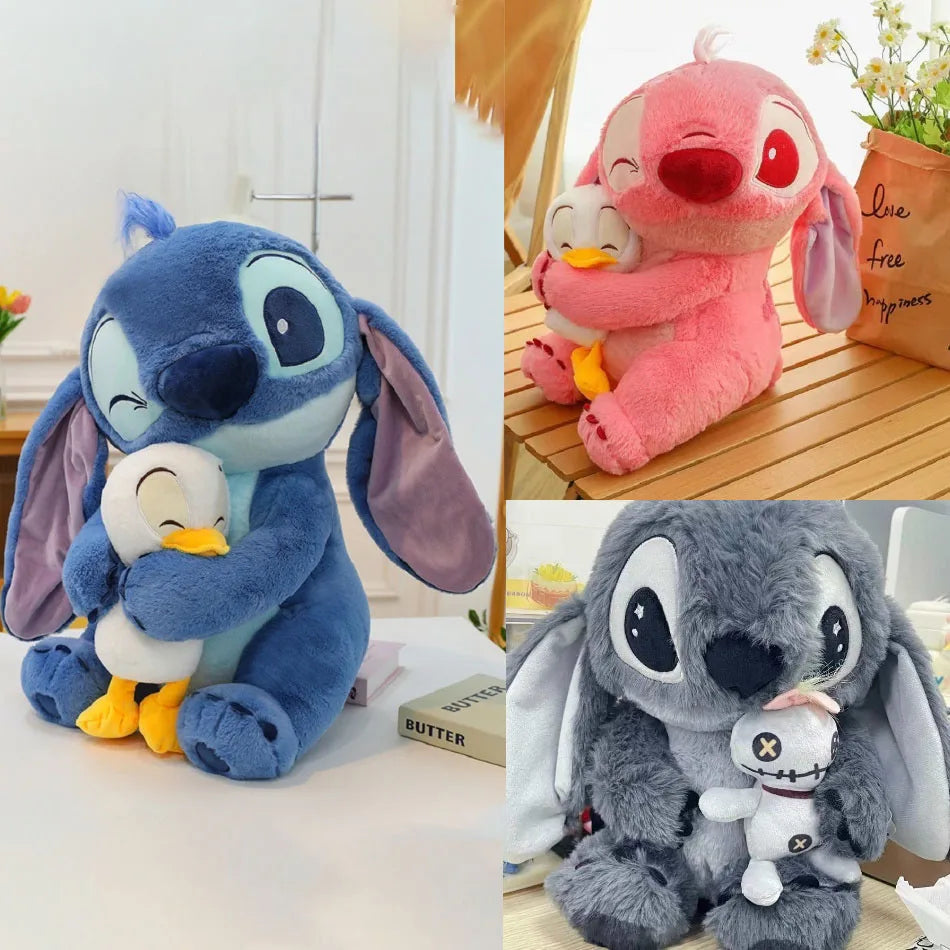 New 30/35cm Stitch Plush Lilo Doll Cute Duck Stitch Plush Stuffed Kawaii Toy Hug Pillow Christmas Valentine's Day Birthday Gift