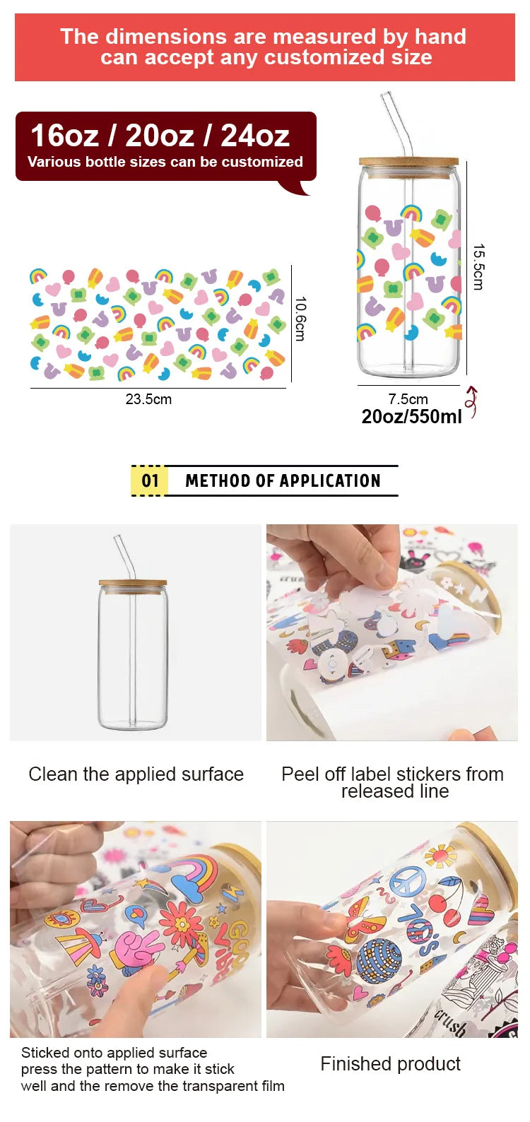 Demon Hunters Movie Kpop Lover Gift Anime Fan UV DTF Stickers Ready To Transfer Cup Wrap Custom DIY Craft For Libbey Can Glass