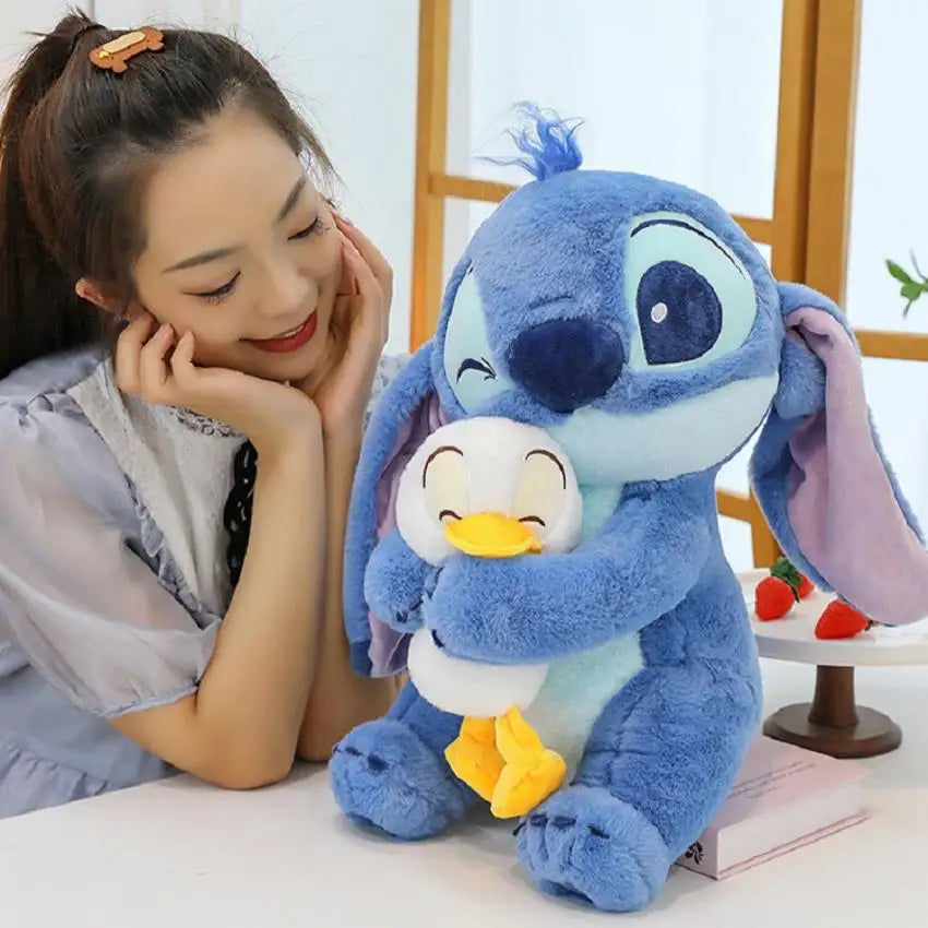 New 30/35cm Stitch Plush Lilo Doll Cute Duck Stitch Plush Stuffed Kawaii Toy Hug Pillow Christmas Valentine's Day Birthday Gift