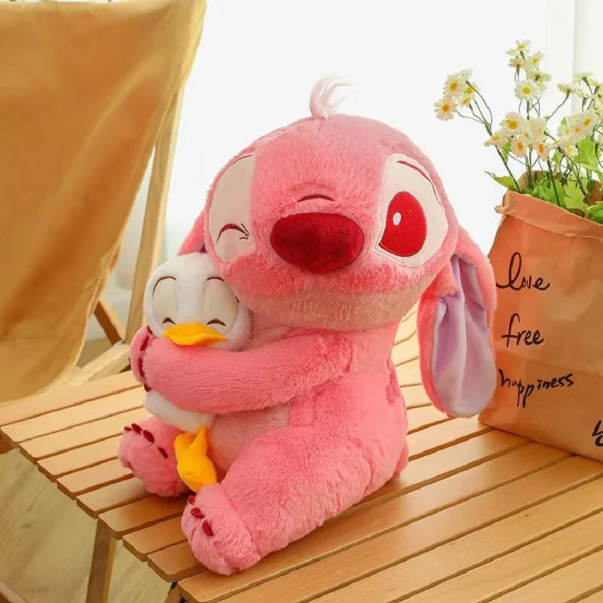 New 30/35cm Stitch Plush Lilo Doll Cute Duck Stitch Plush Stuffed Kawaii Toy Hug Pillow Christmas Valentine's Day Birthday Gift
