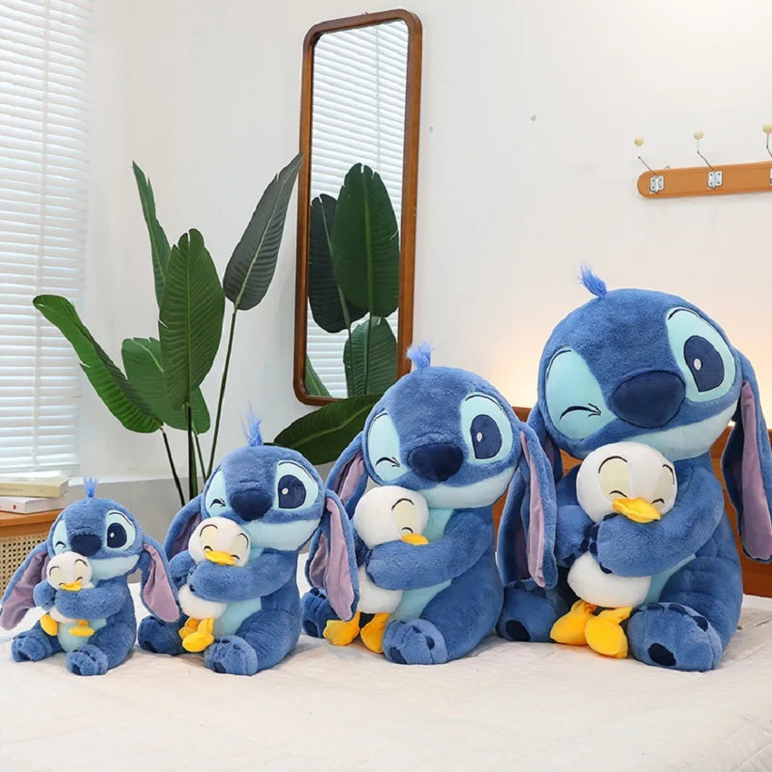 New 30/35cm Stitch Plush Lilo Doll Cute Duck Stitch Plush Stuffed Kawaii Toy Hug Pillow Christmas Valentine's Day Birthday Gift