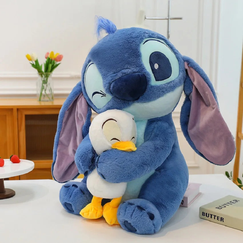 New 30/35cm Stitch Plush Lilo Doll Cute Duck Stitch Plush Stuffed Kawaii Toy Hug Pillow Christmas Valentine's Day Birthday Gift