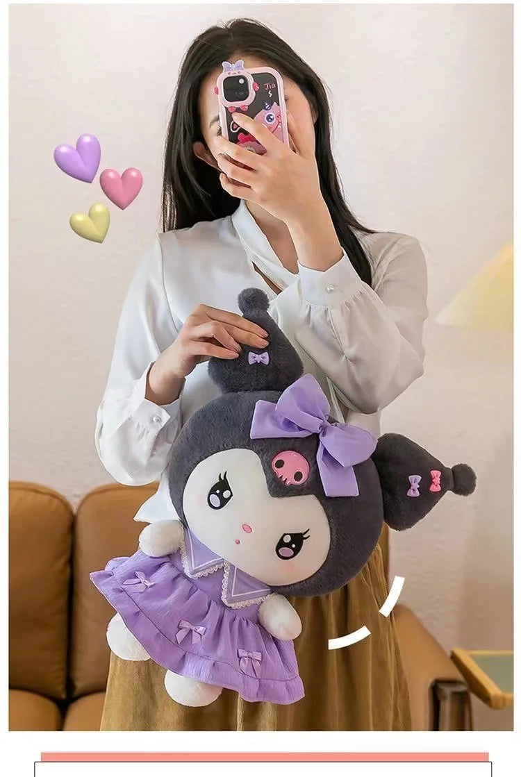 30cm Sanlio Purple Dress Kuromi