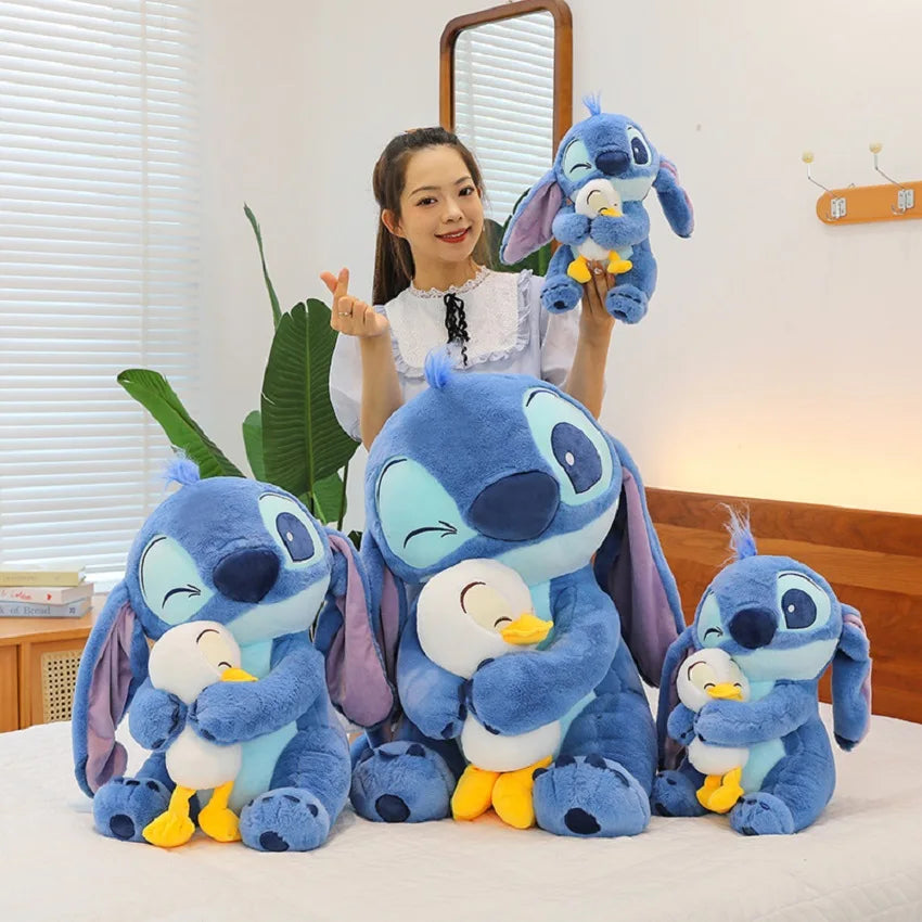 New 30/35cm Stitch Plush Lilo Doll Cute Duck Stitch Plush Stuffed Kawaii Toy Hug Pillow Christmas Valentine's Day Birthday Gift