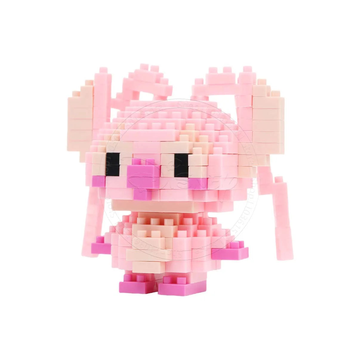 Stitch Disney Princess Elsa LinaBell Building Blocks Mickey Mouse Duck Mini Action Figures Blocks Assemble Toys Brick Kids Gifts