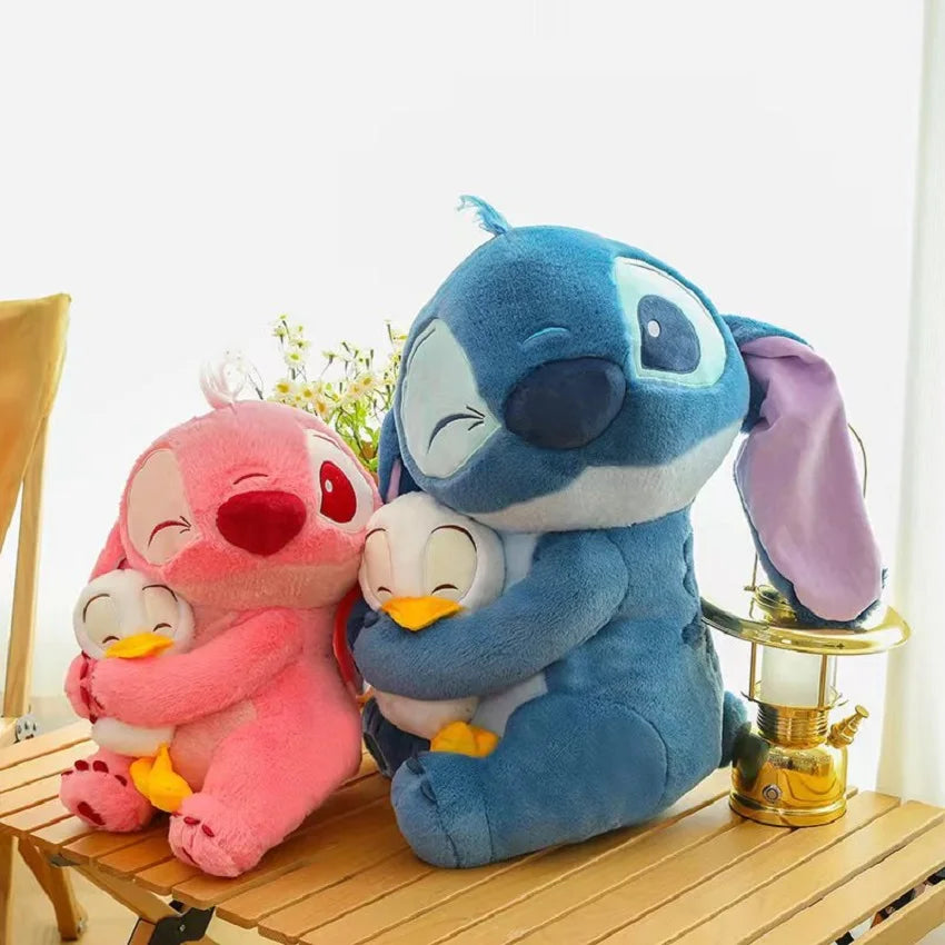 New 30/35cm Stitch Plush Lilo Doll Cute Duck Stitch Plush Stuffed Kawaii Toy Hug Pillow Christmas Valentine's Day Birthday Gift
